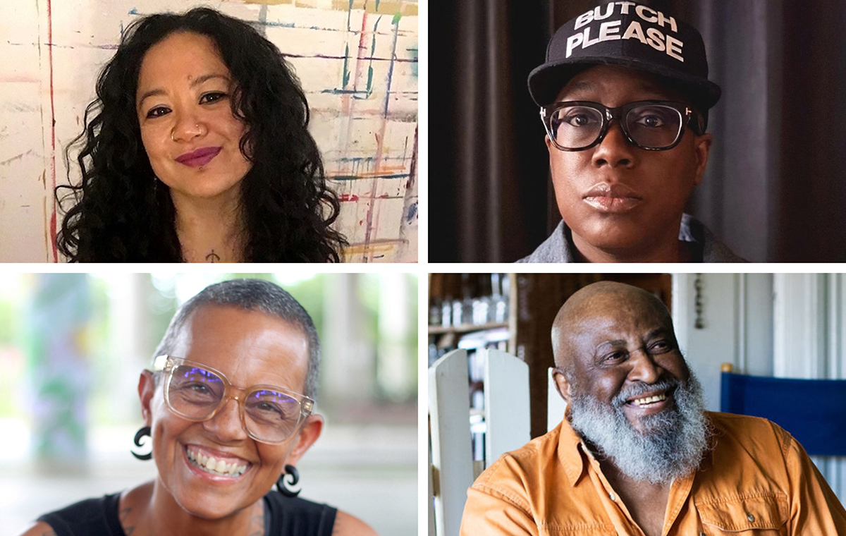 collage of four headshots